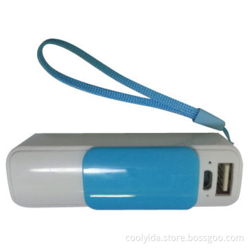 Integrated Design/Smart Power Banks with 2,300/2,600mAh Capacity, Sized 24 x 25 x 84mm